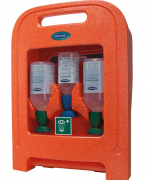 Actiomedic Eye Care Medi2Protect I eye wash station with 2 x 500 ml 0.9% sodium chloride solution + 1 x 250 ml BioPhos74 solution