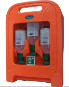 Actiomedic Eye Care Medi2Protect II eye wash station 3 x 500 ml with 0.9% sodium chloride solution